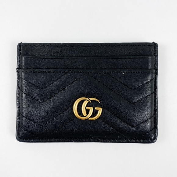 Gucci GG Marmont Card Case Black - Picture 2 of 5